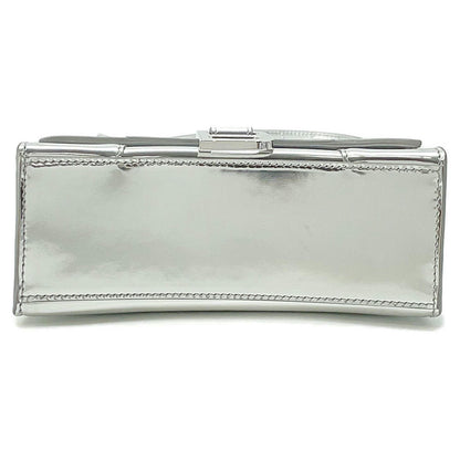 Balenciaga Patent Silver Handbags