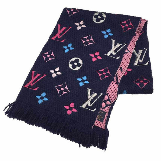 Louis Vuitton Wool Blue Scarves