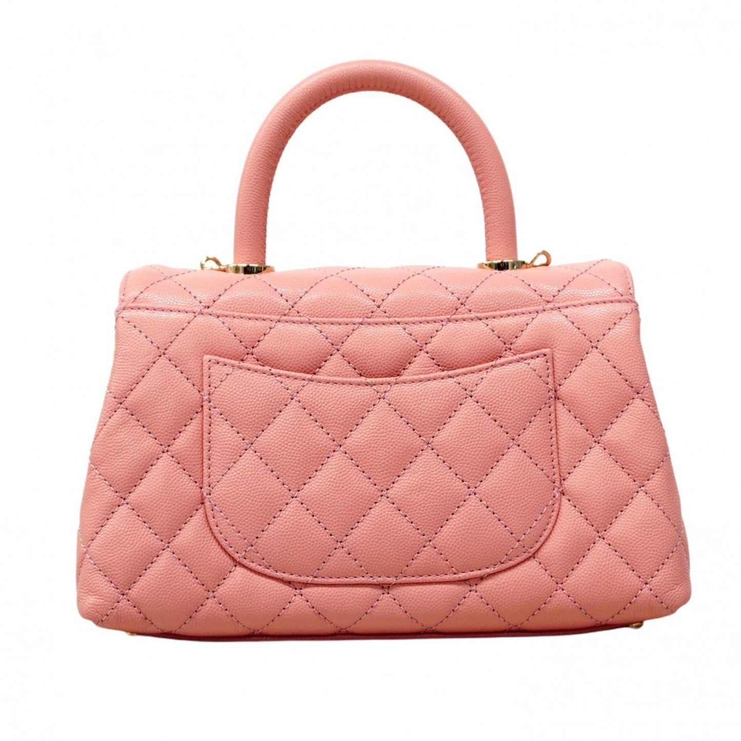 Chanel Calfskin Pink Handbags