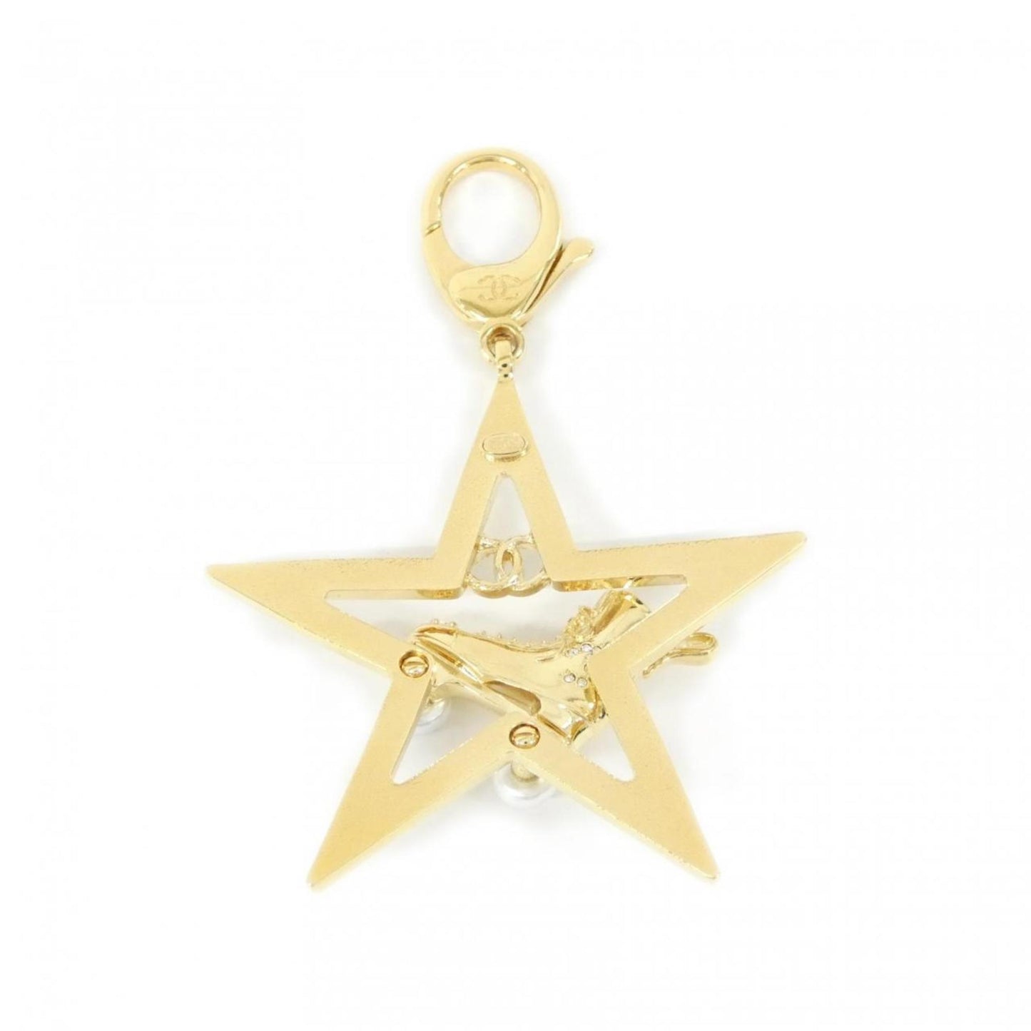 Chanel Pearls White Key Rings