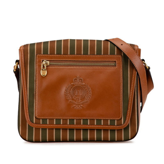 Celine Canvas Brown Shoulder Bags