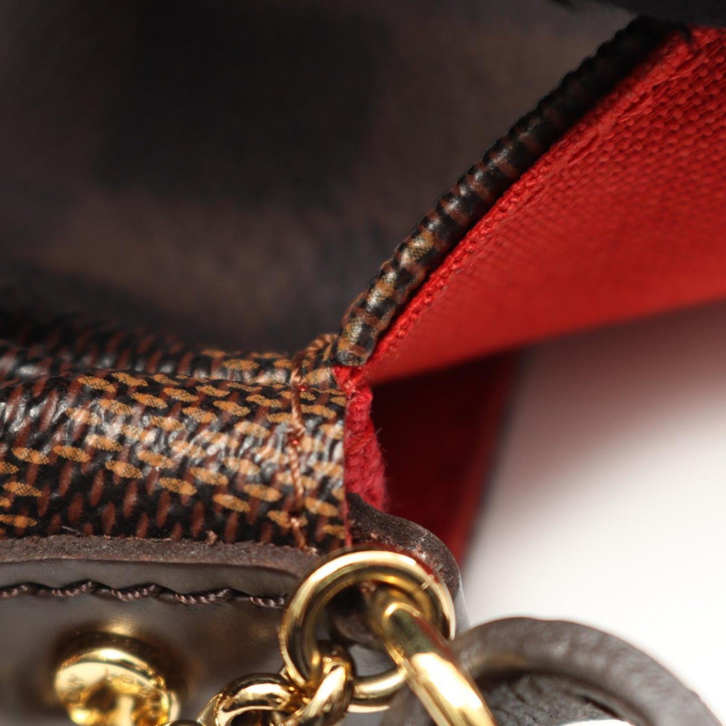 Louis Vuitton Coated Canvas Brown Handbags