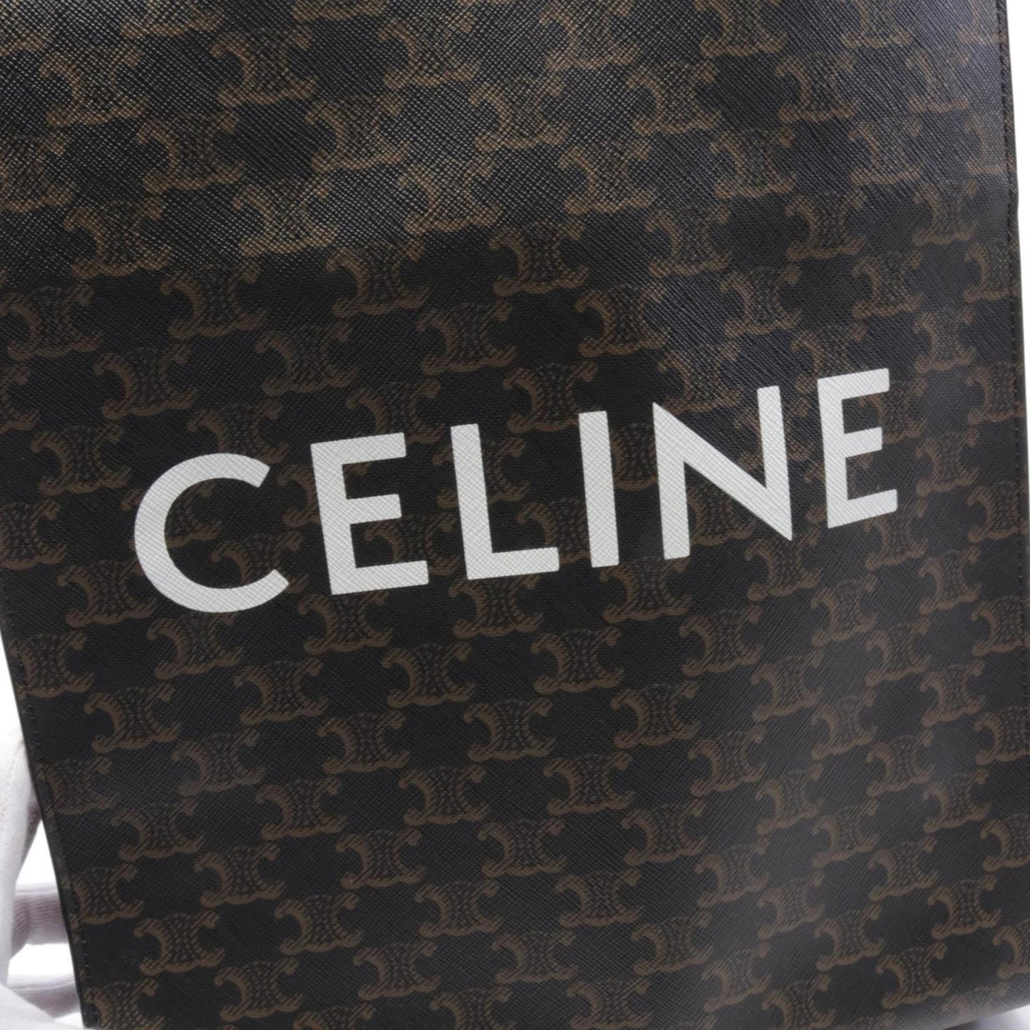 Celine Coated Canvas Black Tote Bags