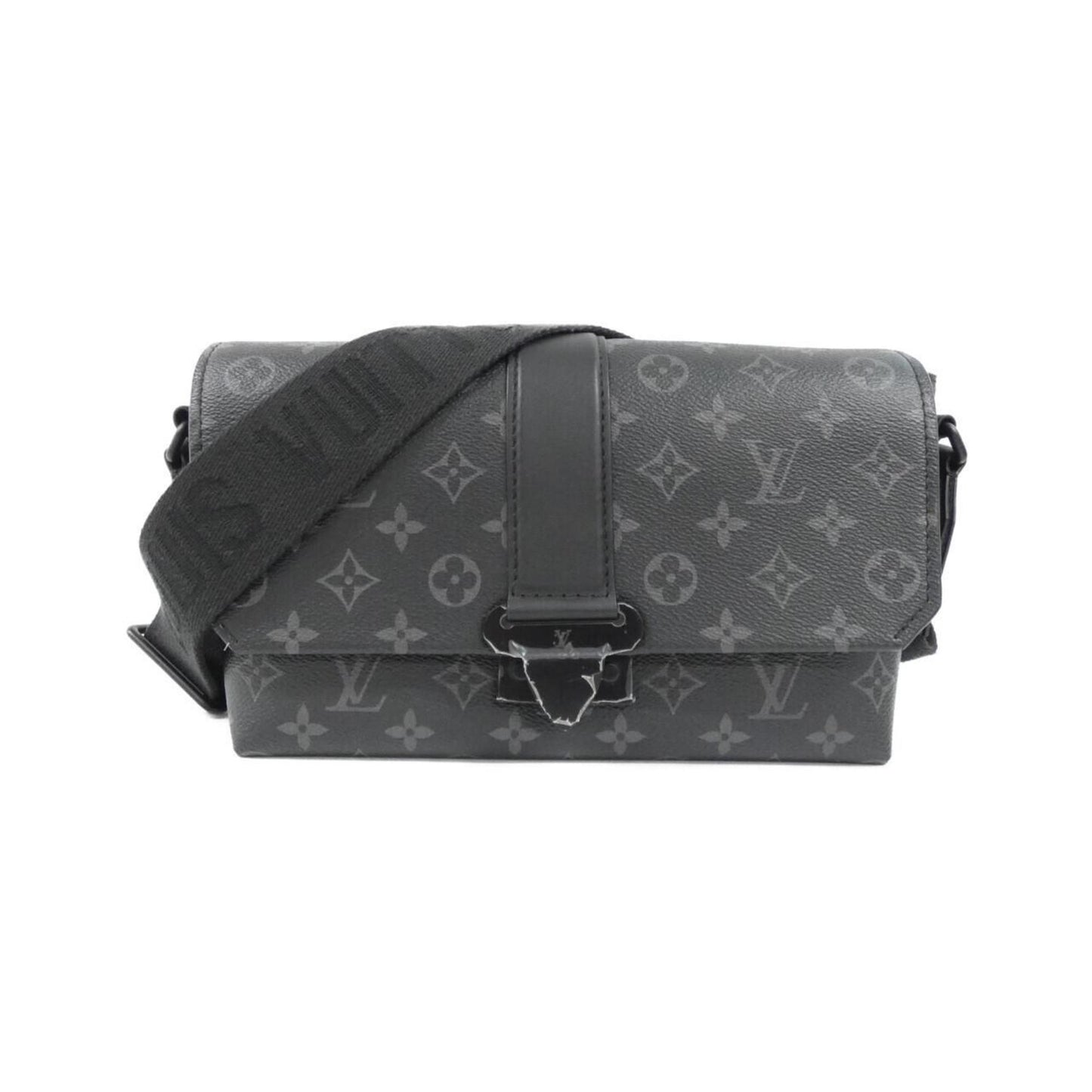 Louis Vuitton Coated Canvas Black Shoulder Bags