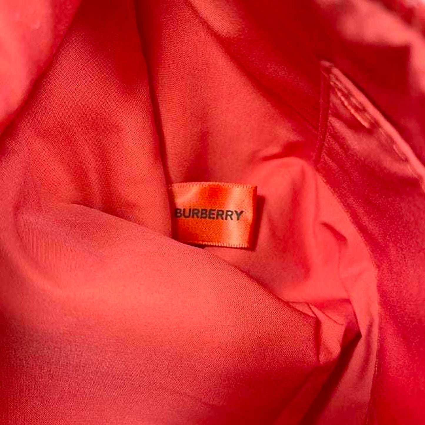 Burberry Nylon Red Clutch Bags