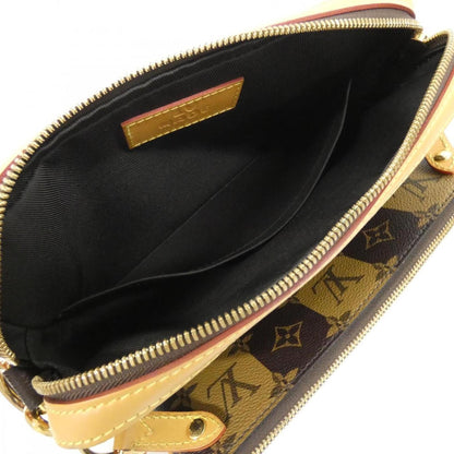 Louis Vuitton Coated Canvas Brown Shoulder Bags