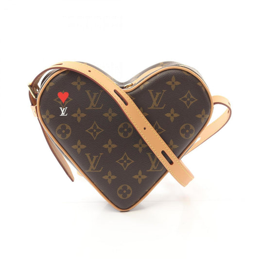 Louis Vuitton Coated Canvas Brown Shoulder Bags