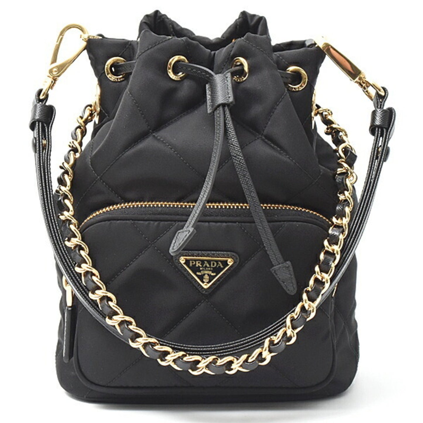 Prada Nylon Black Handbags