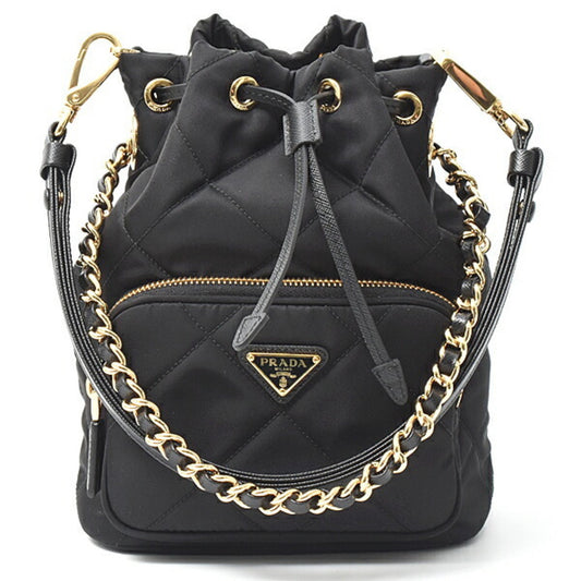 Prada Nylon Black Handbags