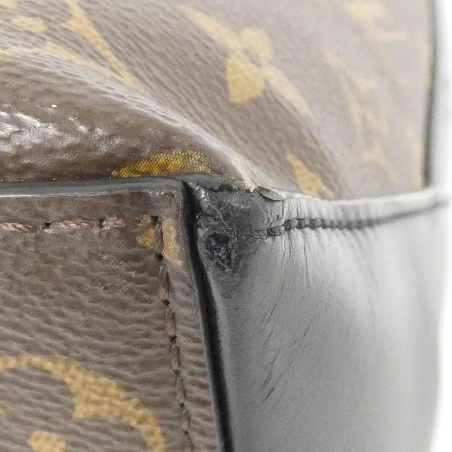 Louis Vuitton Coated Canvas Brown Handbags