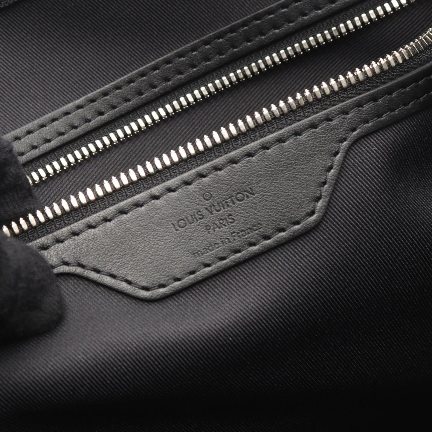 Louis Vuitton Coated Canvas Black Travel Bags