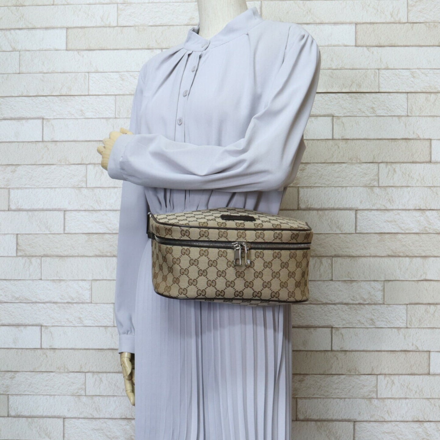Gucci Canvas Brown Crossbody Bags