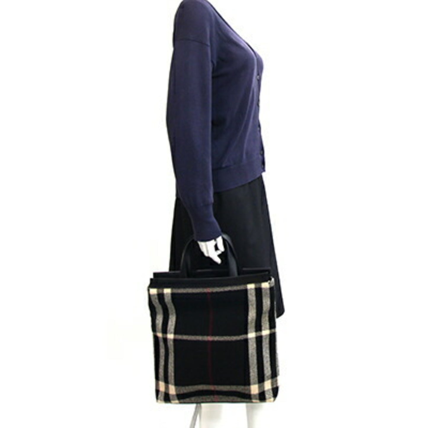 Burberry Wool Black Handbags