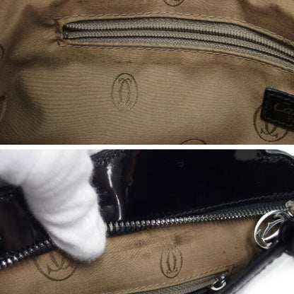 Cartier Patent Black Handbags