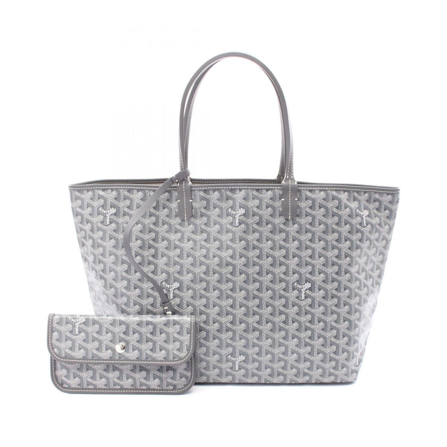 Goyard Coated Canvas Gray Tote Bags