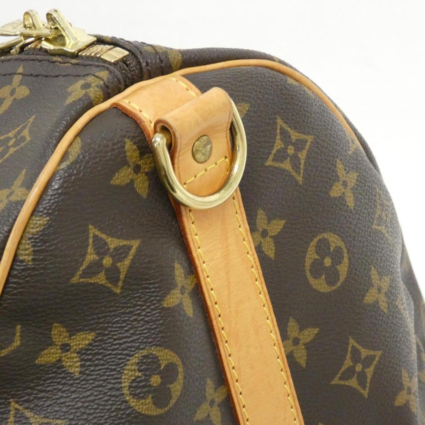 Louis Vuitton Coated Canvas Brown Travel Bags