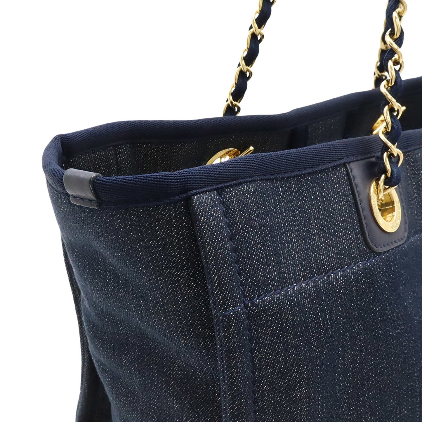Chanel Denim Blue Shoulder Bags