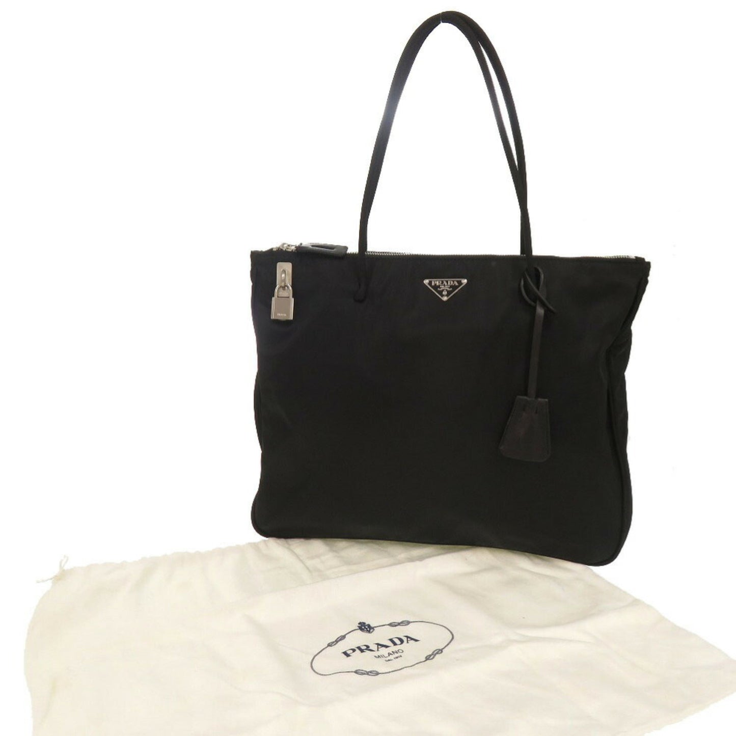 Prada Nylon Black Tote Bags