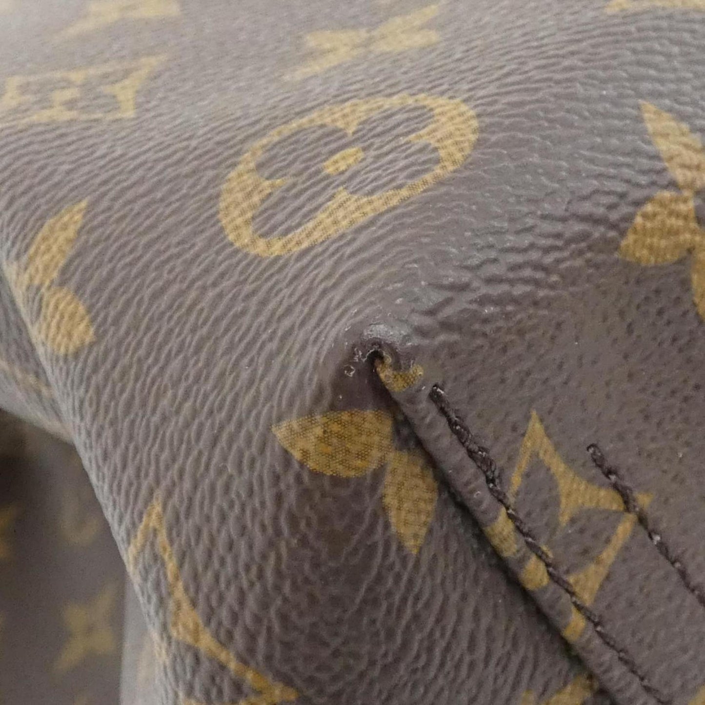 Louis Vuitton Coated Canvas Brown Handbags