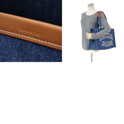 Celine Denim Blue Shoulder Bags