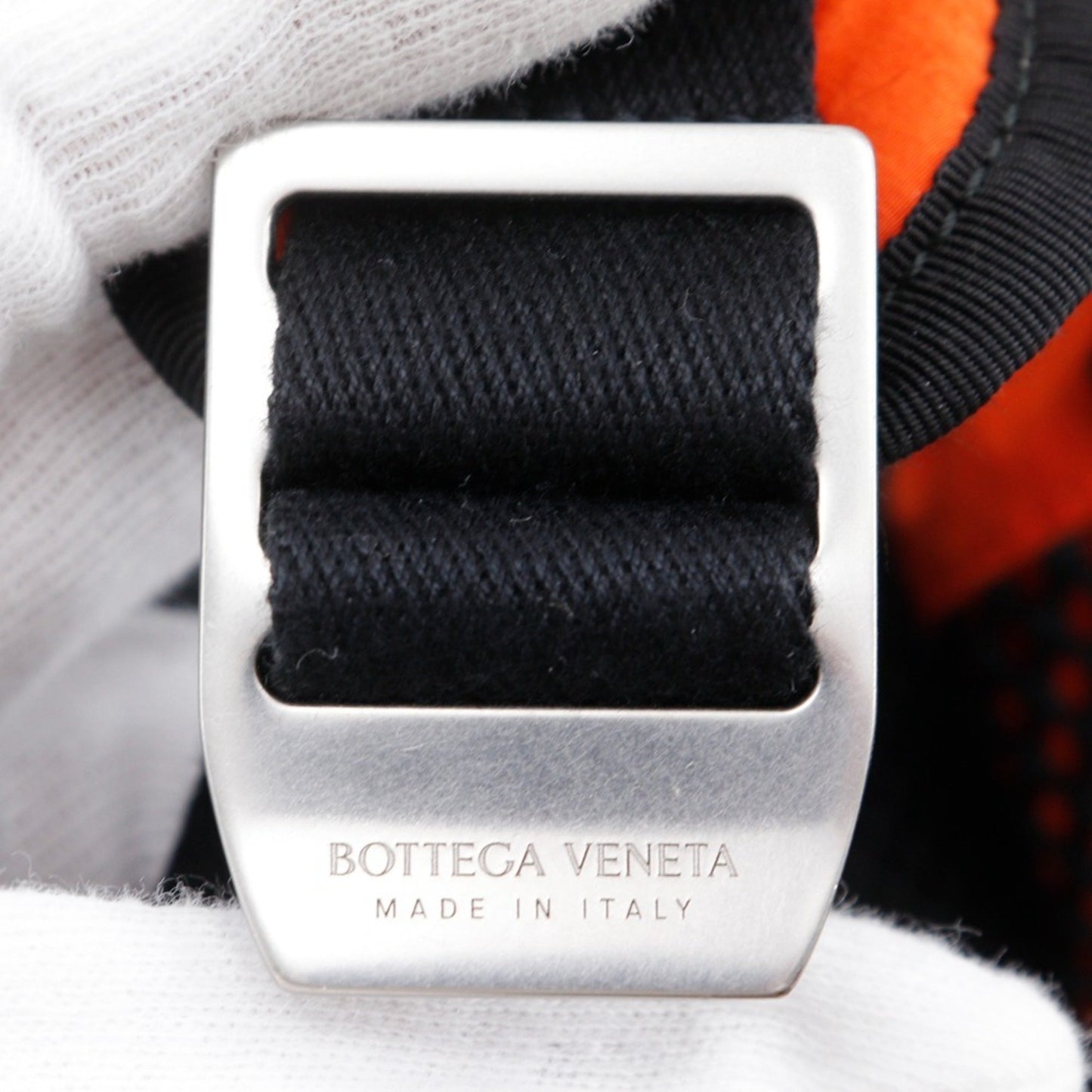 Bottega Veneta Nylon Orange Backpacks