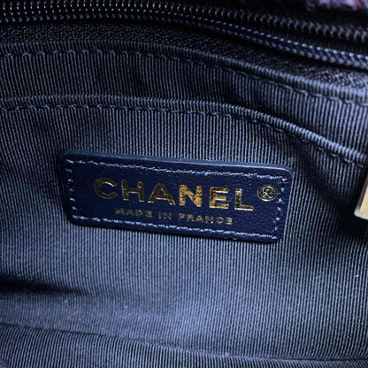 Chanel Wool Purple Shoulder Bags