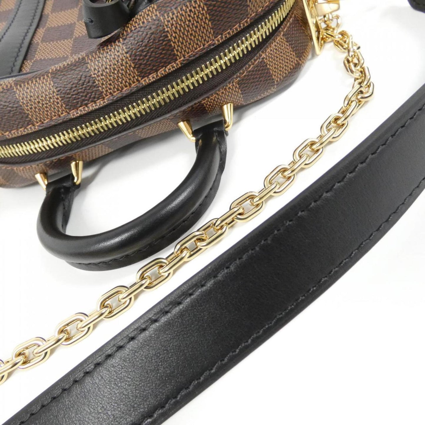 Louis Vuitton Coated Canvas Black Shoulder Bags