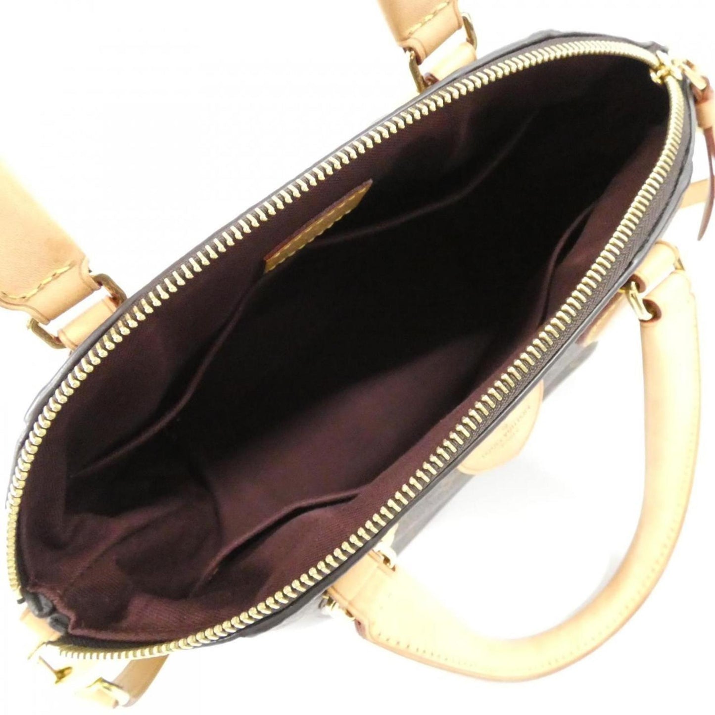 Louis Vuitton Coated Canvas Brown Handbags