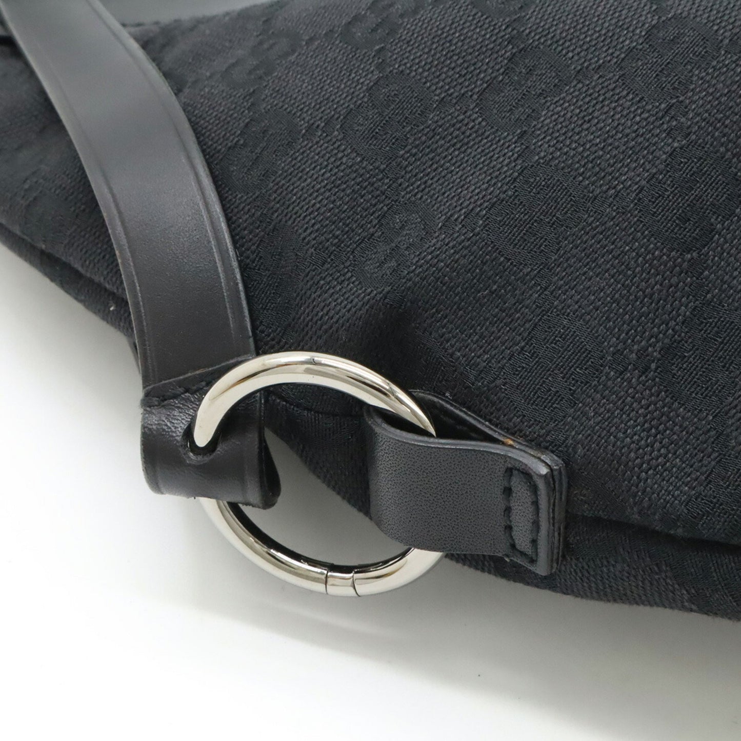 Gucci Canvas Black Shoulder Bags