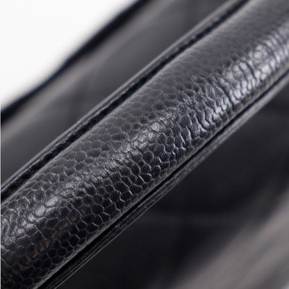 Chanel Calfskin Black Handbags