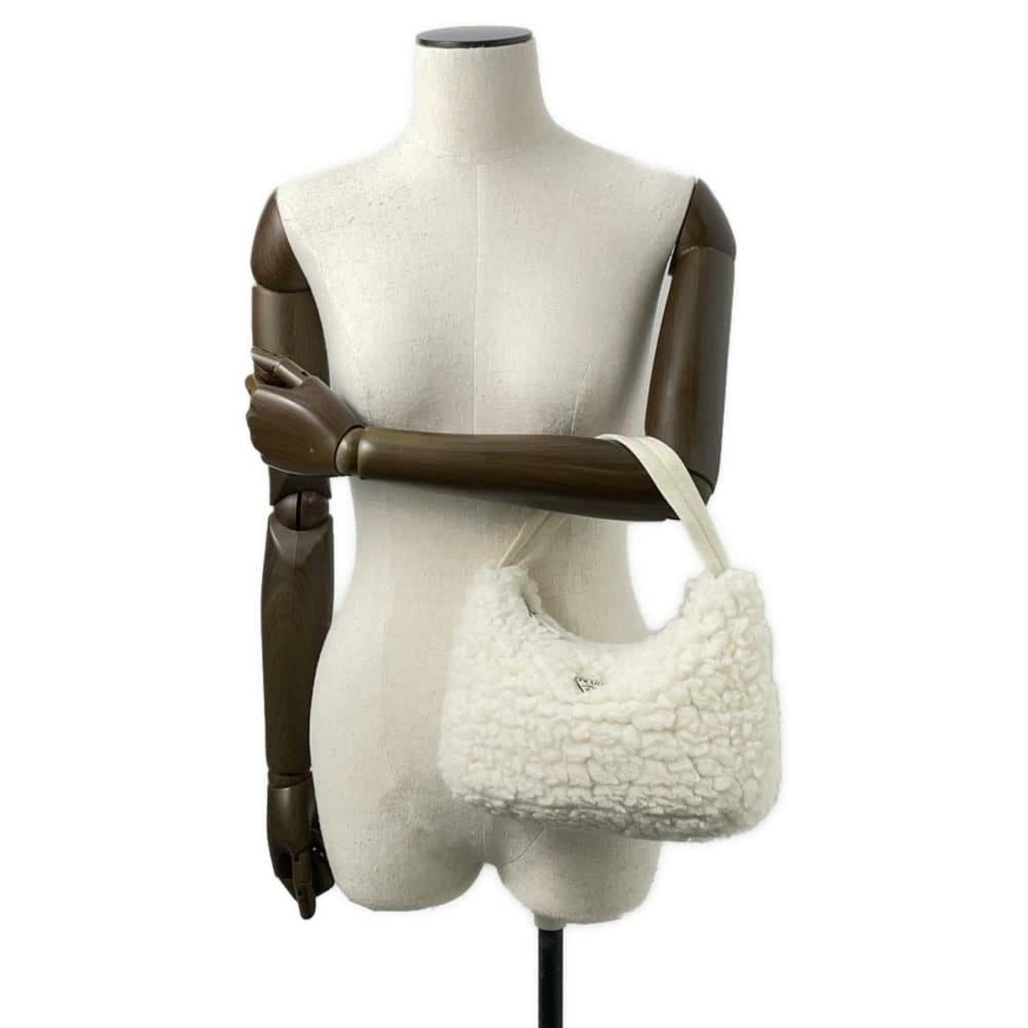 Prada Wool White Handbags