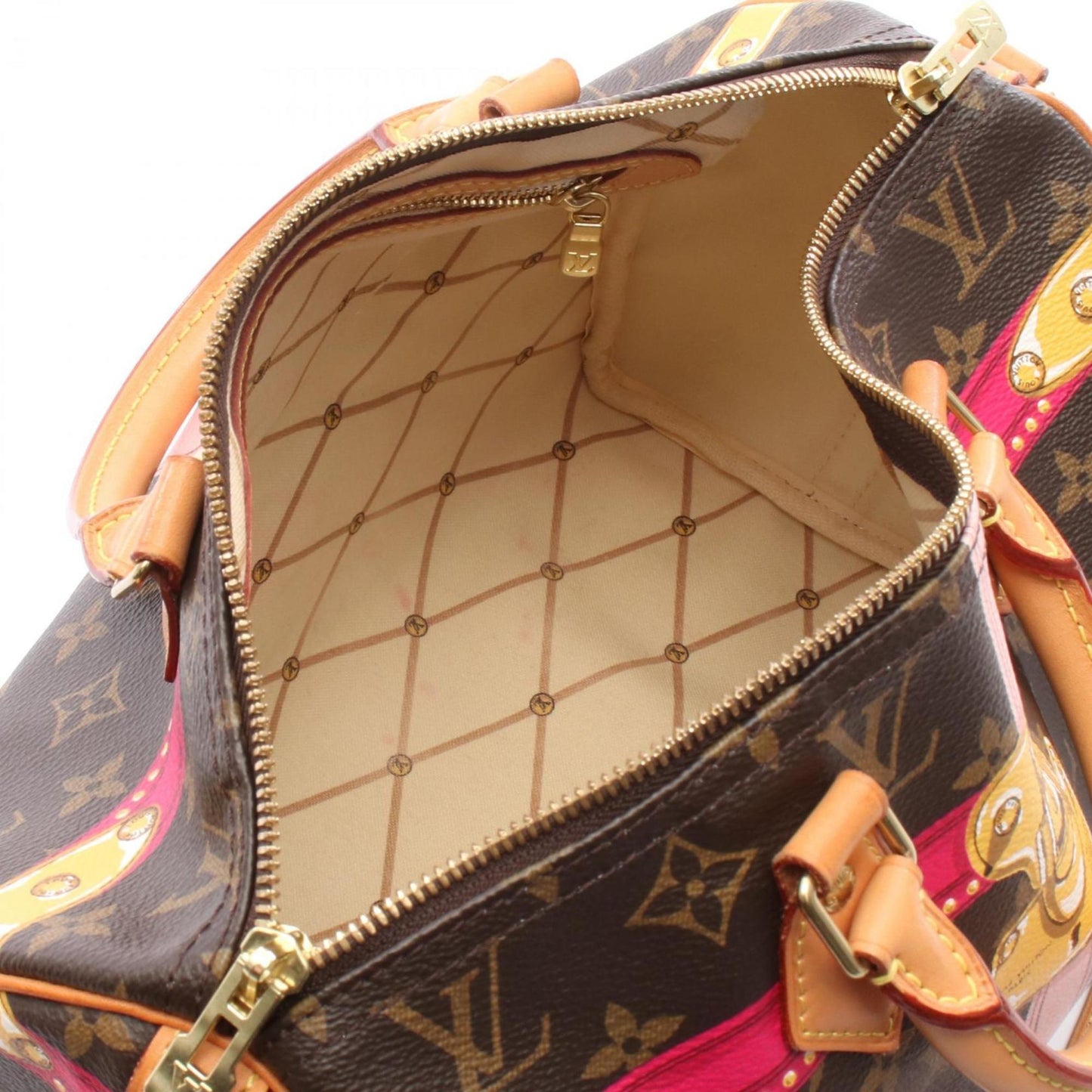 Louis Vuitton Coated Canvas Brown Handbags