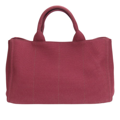Prada Canvas Red Tote Bags