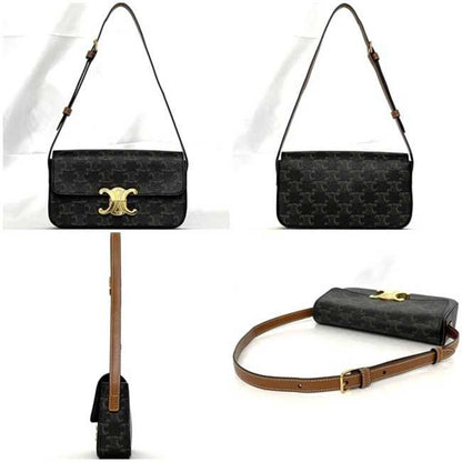 Celine Pvc Brown Handbags