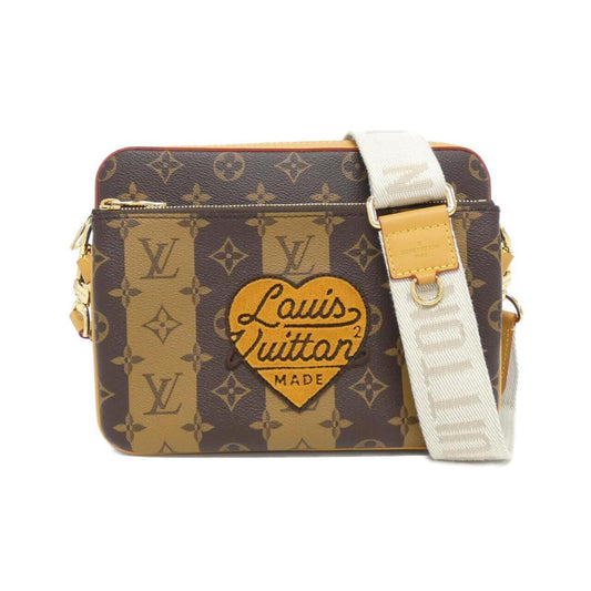 Louis Vuitton Coated Canvas Brown Shoulder Bags