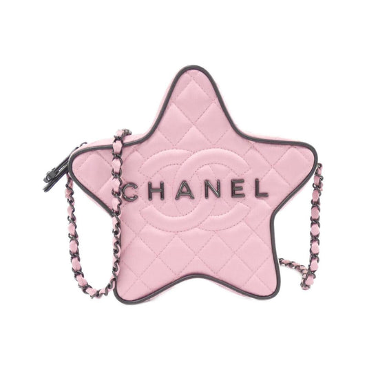 Chanel Satin Pink Shoulder Bags