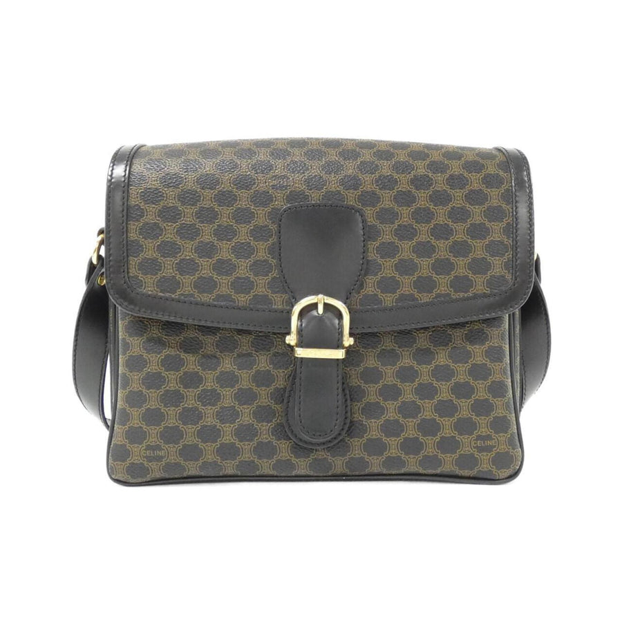 Celine Coated Canvas Black Shoulder Bags