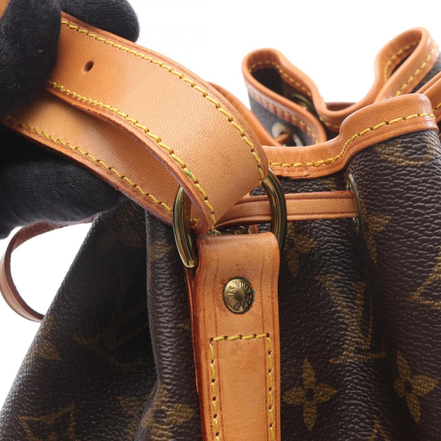Louis Vuitton Coated Canvas Brown Shoulder Bags