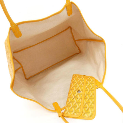 Goyard Coated Canvas Yellow Tote Bags