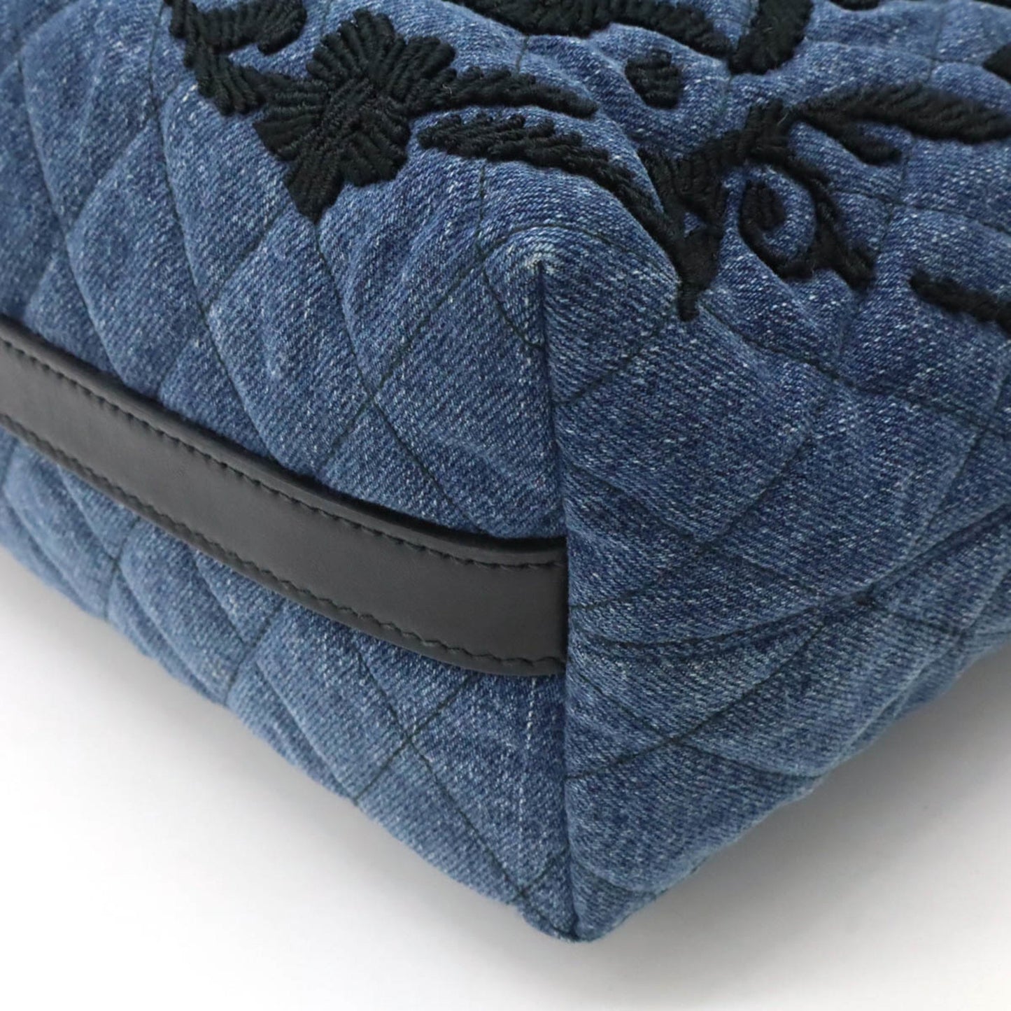 Prada Denim Black Handbags