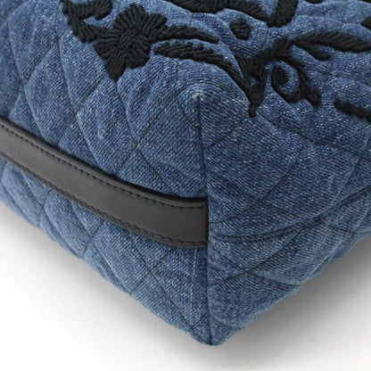 Prada Denim Black Handbags