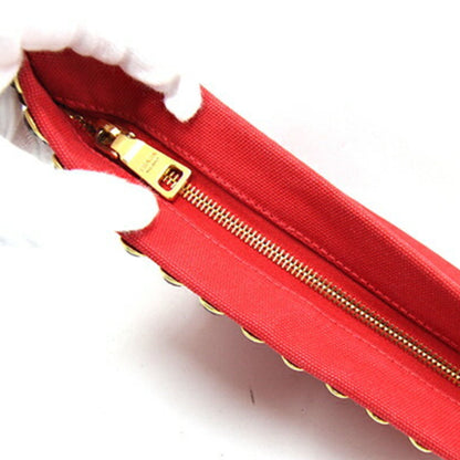 Prada Canvas Red Clutch Bags
