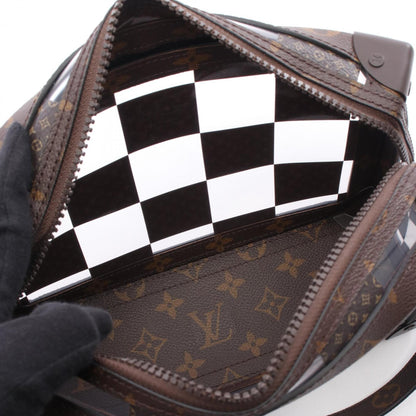 Louis Vuitton Coated Canvas Brown Shoulder Bags