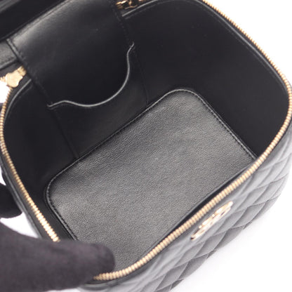 Chanel Calfskin Black Shoulder Bags