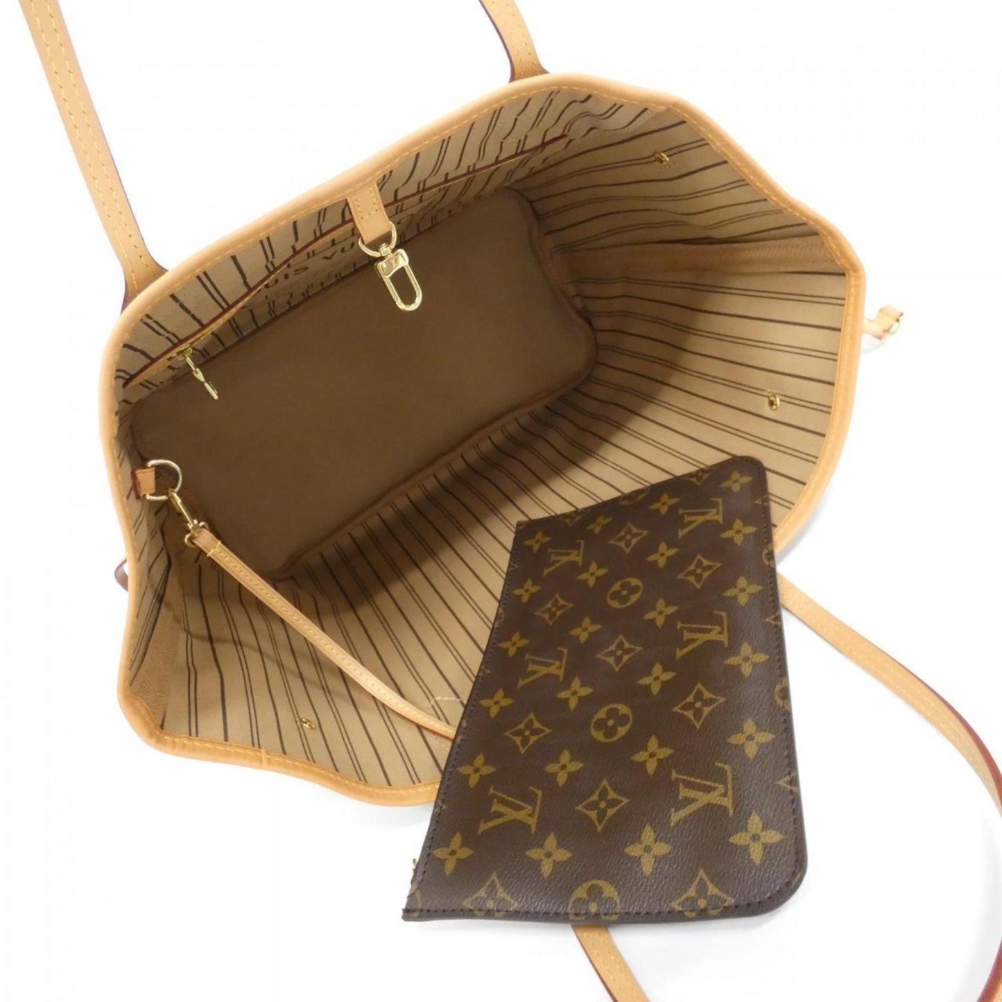Louis Vuitton Coated Canvas Brown Handbags