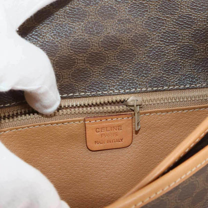 Celine Pvc Brown Shoulder Bags