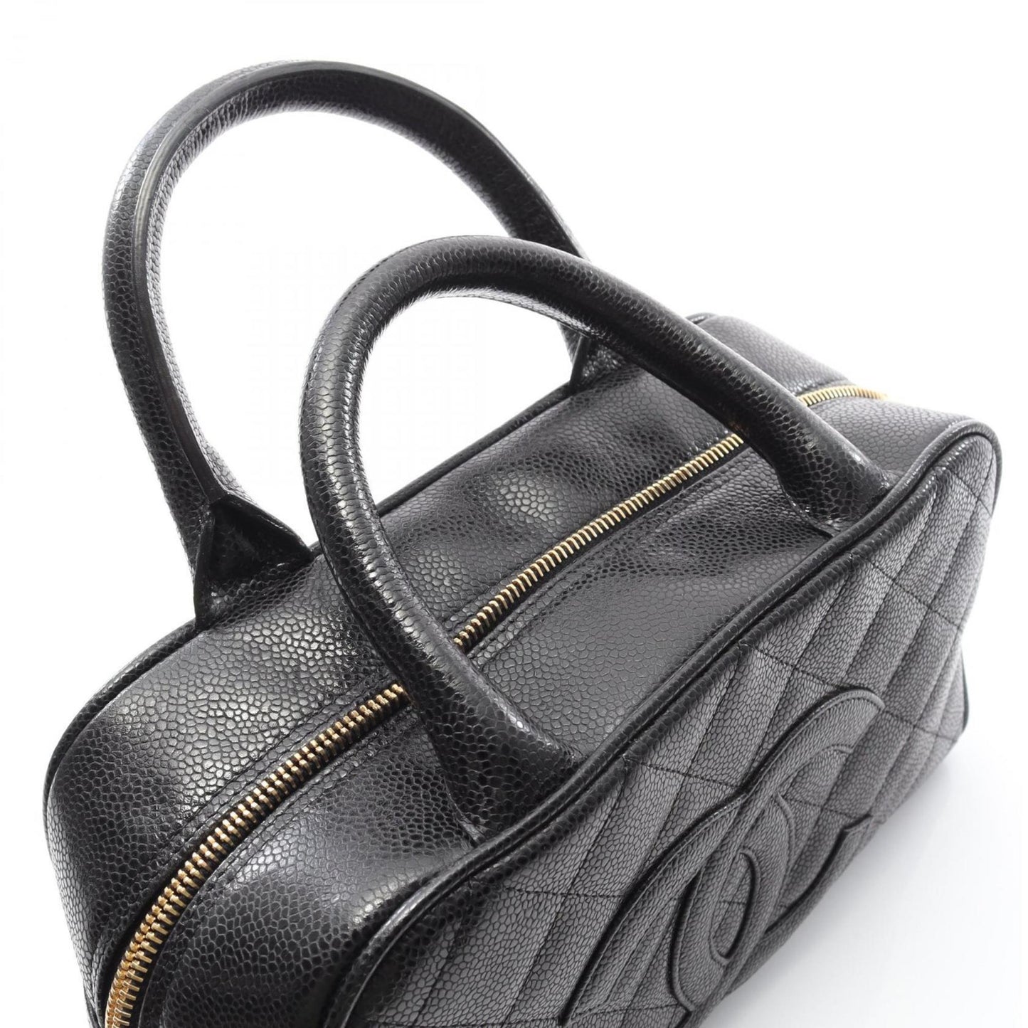 Chanel Calfskin Black Handbags