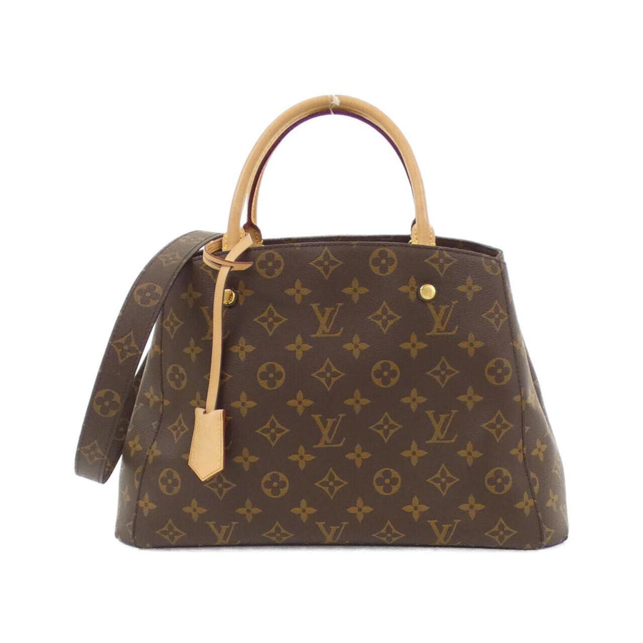 Louis Vuitton Coated Canvas Brown Handbags