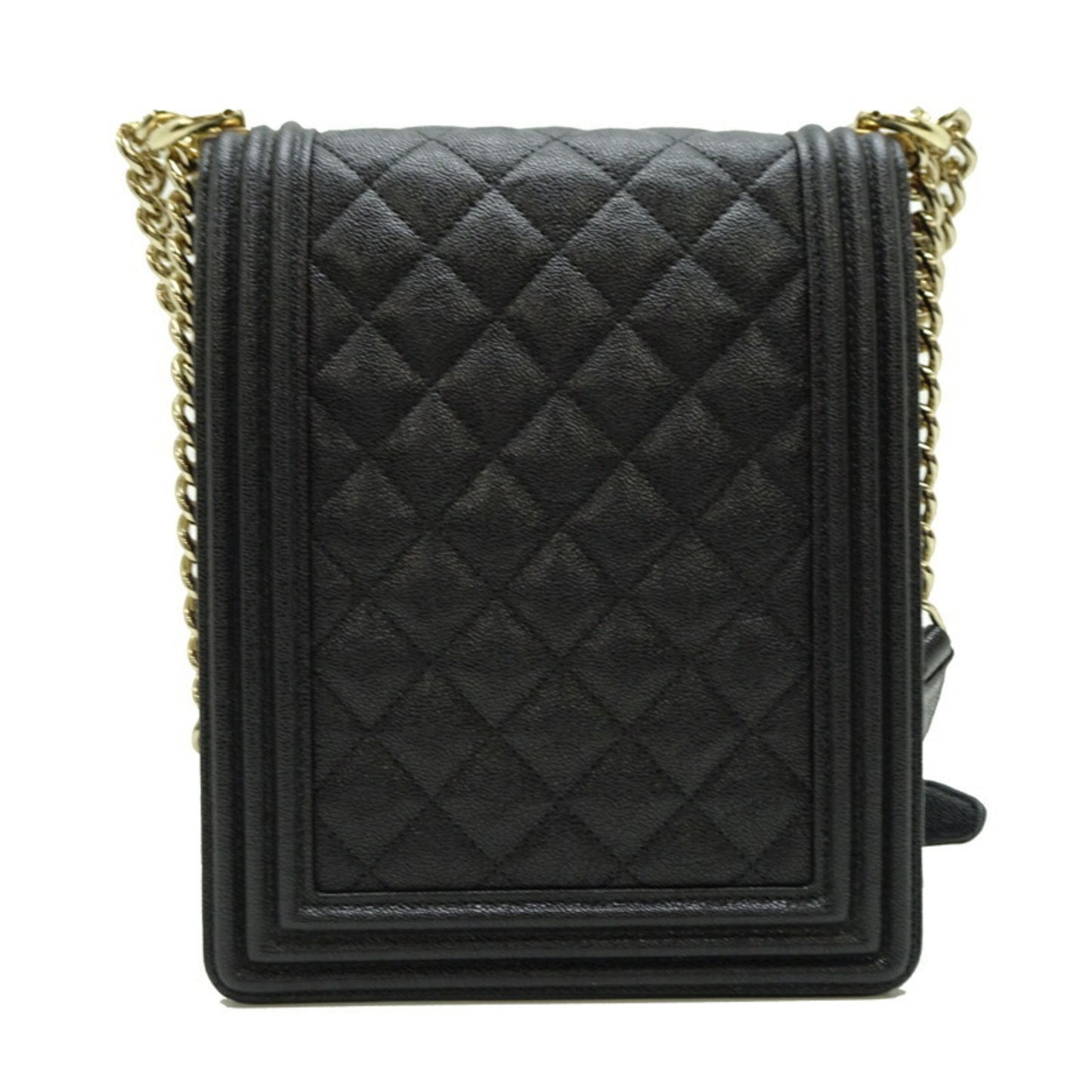 Chanel Calfskin Black Shoulder Bags