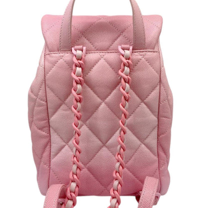 Chanel Calfskin Pink Backpacks